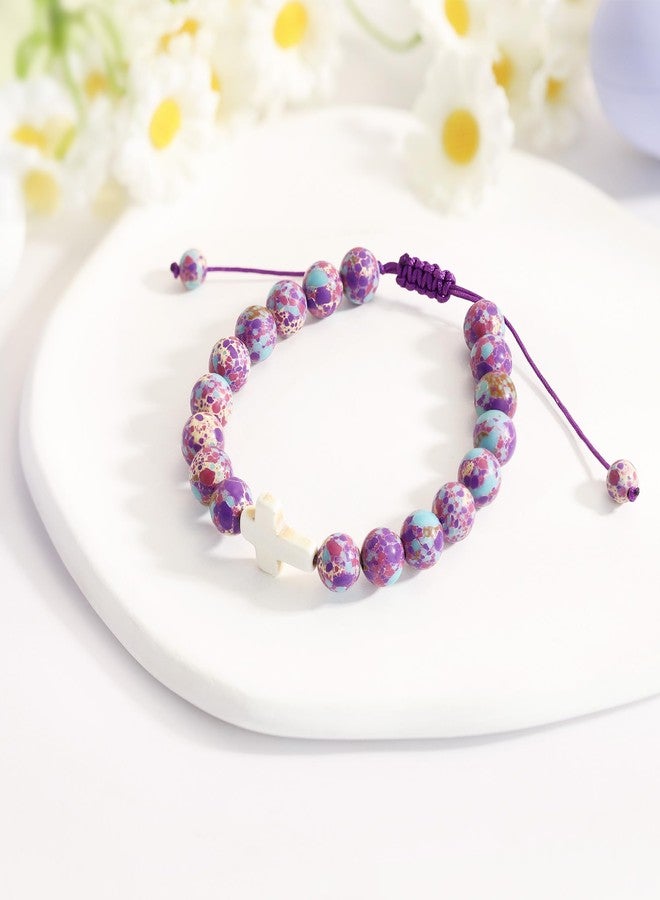 BAYLAY Easter Gifts for Teen Girls Women - Cross Bracelet Easter Basket Essentials Stuffers Fillers for Kids Teen Girls Women Adults Goodie Bag Stuffers - Image 4