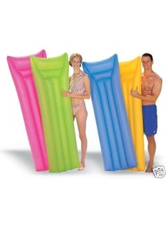 Lounger Air Mat Lilo 183Cm X 69Cm Blue