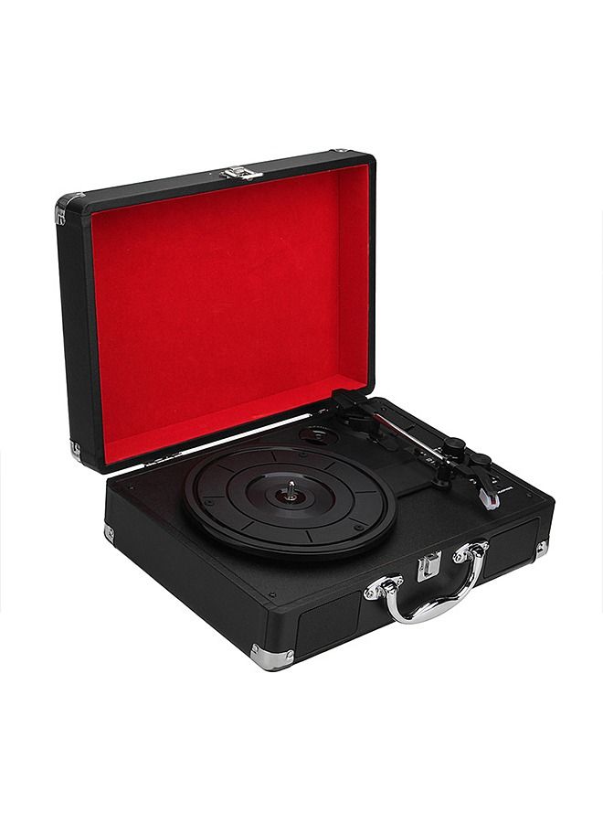 Portable Wood Vinyl Record Retro Phonograph - Image 5