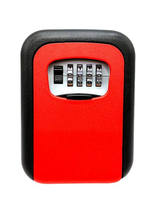 NIBEMINENT Wall Mounted Key Lock Box Red/Black  - Image 1