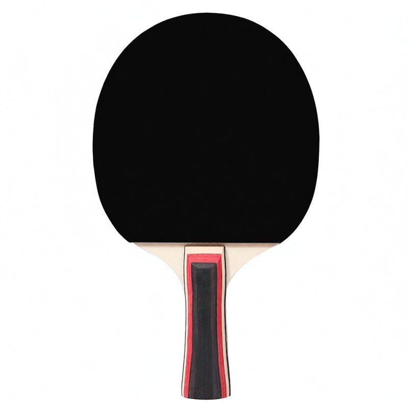 Leijiaer Table Tennis Rackets Set with 2 Paddles and 3 Ping Pong Balls: 7-Ply Polar Wood Handles, Soft Rubber Surface for Power Spin, Comfortable Grip for Beginners Training Skills - Image 4