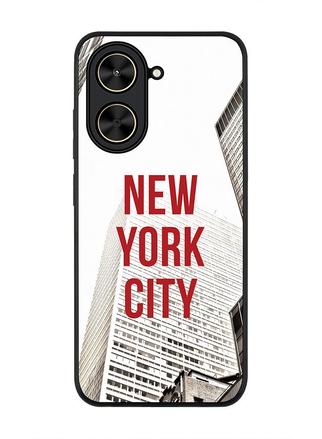 Stylizedd For Xiaomi Poco C71 / Redmi A5 4G Case,Slim fit Camera Protection, Shockproof Thin Phone cover  - New York - Skyscraper