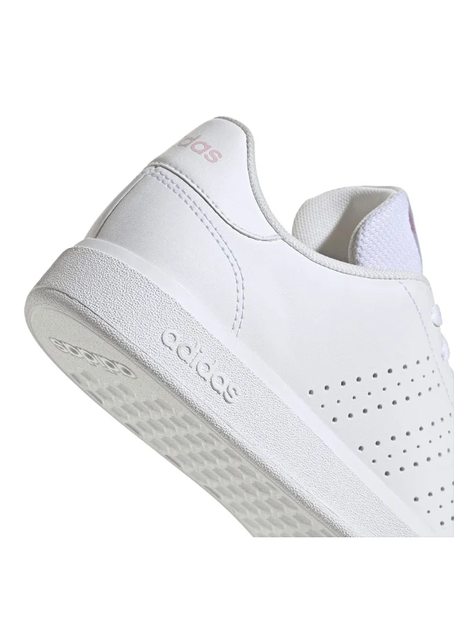 adidas أحذية رياضية نسائية Advantage Base 2.0 بيضاء مقاس 3.5
