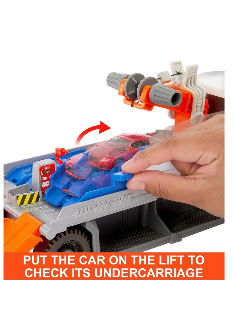 ماتش بوكس شاحنة سحب وإصلاح من Action Driver مع سيارة بمقياس 1:64 - Image 5