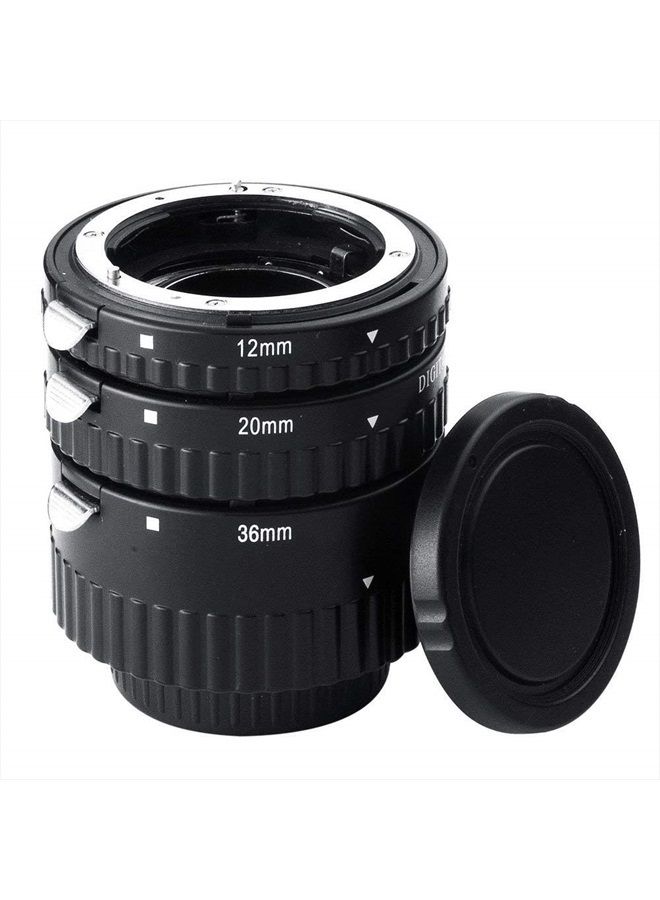 Mcoplus Extnp Auto Focus Macro Extension Tube Set (12mm 20mm 36mm) for Nikon AF AF-S DX FX SLR Cameras - Image 1