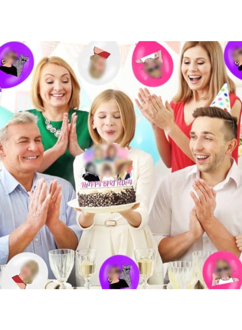 KASTWAVE 32Pcs Party Decorations, Birthday Party Decoration, Birthday Party Supplies, Suitable for Children's Themed Parties, Balloons Pull Flags - Image 5