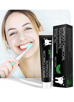Bamboo charcoal 105g Bamboo Charcoal Black Toothpaste Deep Clean Mint Flavor Teeth Whitening Bad Breath Stains Care Beauty Health Maquiagem  - Image 1