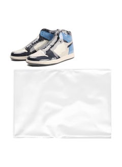 Y&D PVC Heat Shrink Wrap Bags, 100Pcs 11x18 Inches Bags for Gifts, Sneaker Plastic Large Shoes Protector Effectively Avoid Sole Yellowing and Keep Dust Away 