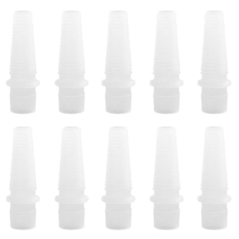 Bukela 10 Pcs Plastic Hose Barb Fitting Hose End Connector Adapter for Air Conditioner Drain 16mm Water Tube Drainage Window AC Mini Split Unit Water Outlet Wall Mounted Washing Machine Dishwasher - Image 1