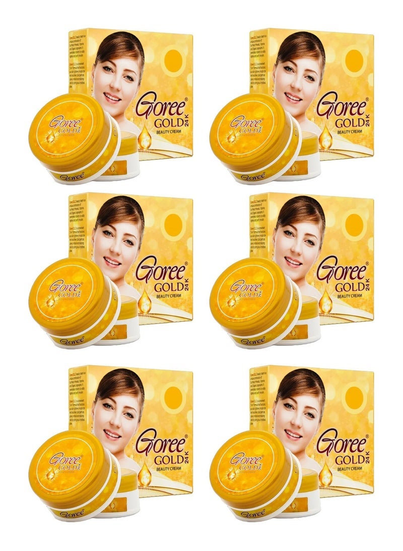 Whitening Gold 24k Beauty Cream- Pack of 6