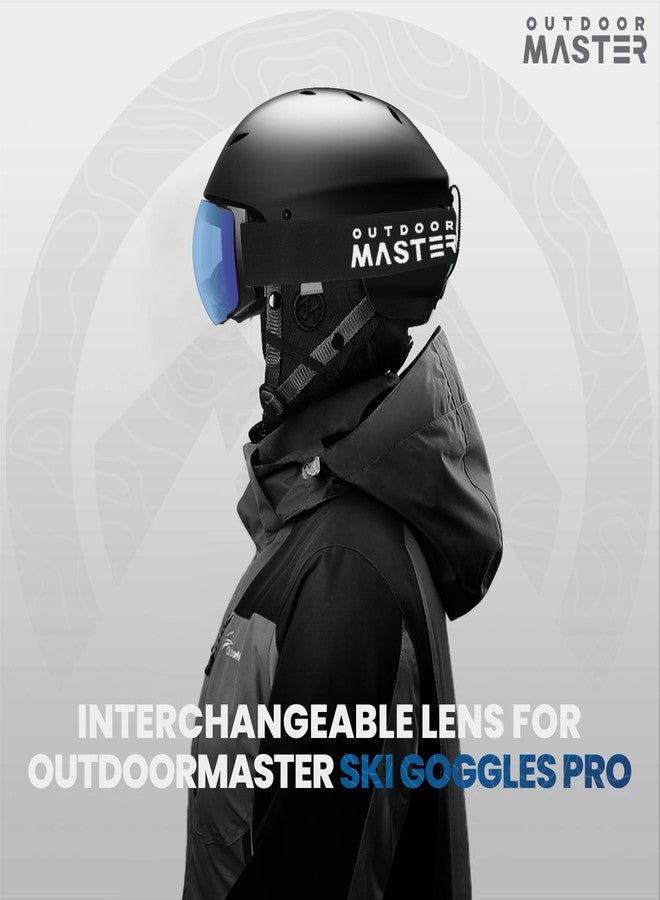 اوت دور ماستر عدسات بديلة لنظارات التزلج OutdoorMaster PRO - أكثر من 20 خيارًا (VLT 33% أزرق جليدي) - Image 5