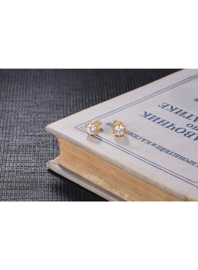 BESTPICKS Cubic Zircon Studded Stud Earrings - Image 3