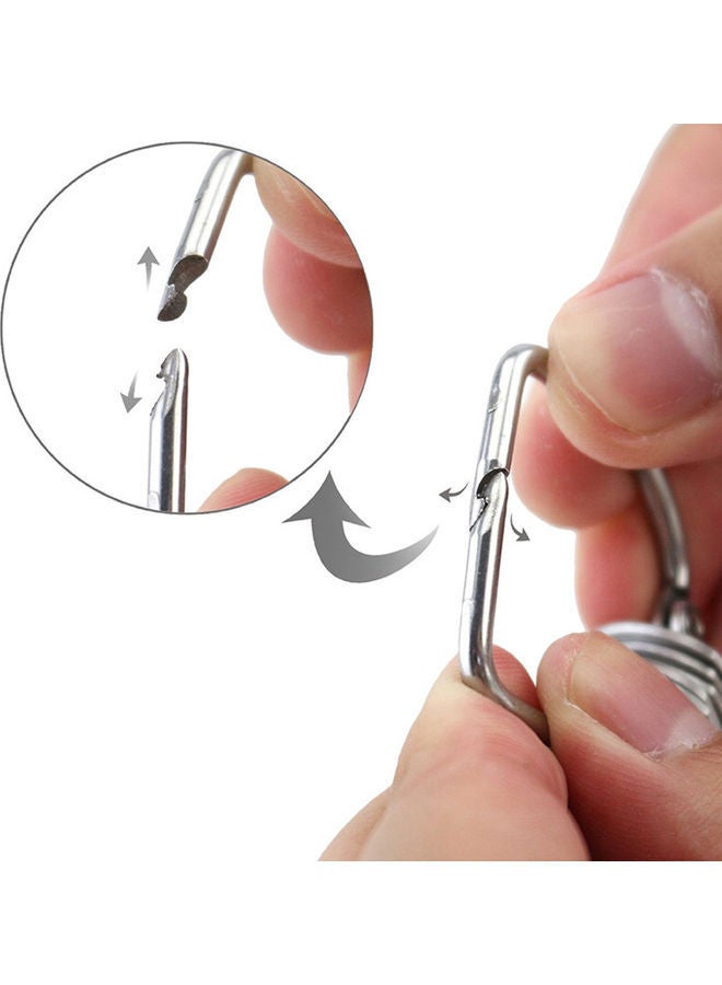 NIBEMINENT 6-Piece Stainless Steel Measuring Spoons Set Silver 13.2 x 3.5 4cm - Image 4