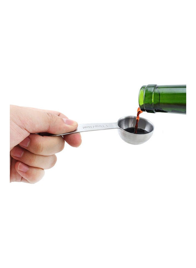 NIBEMINENT 6-Piece Stainless Steel Measuring Spoons Set Silver 13.2 x 3.5 4cm - Image 5