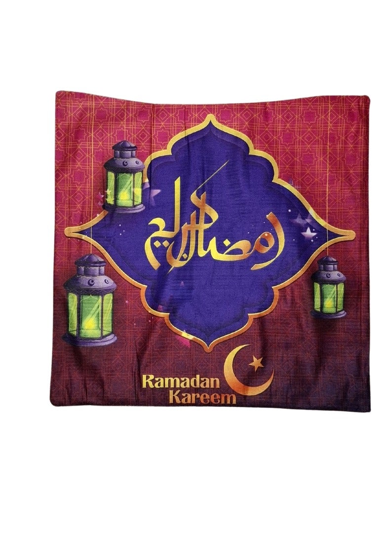 كيس مخدة باشكال رمضان متعدد الالوان و الاشكال - طقم 4 قطع من نفس الشكل - مقاس 40 × 40 سم  - Image 3
