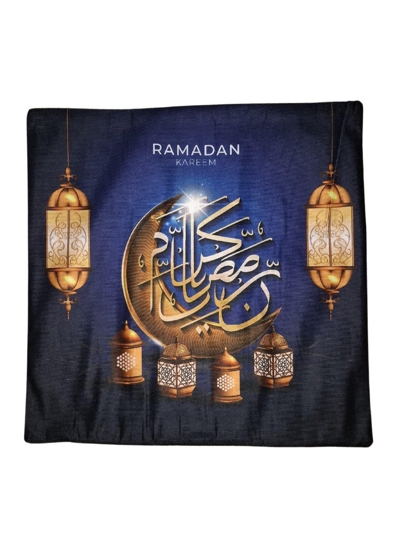 كيس مخدة باشكال رمضان متعدد الالوان و الاشكال - طقم 4 قطع من نفس الشكل - مقاس 40 × 40 سم  - Image 5