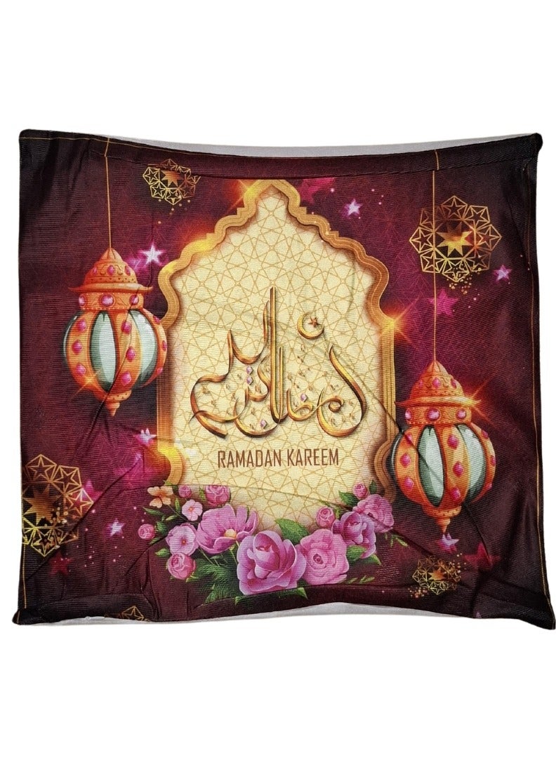 كيس مخدة باشكال رمضان متعدد الالوان و الاشكال - طقم 4 قطع من نفس الشكل - مقاس 40 × 40 سم  - Image 4
