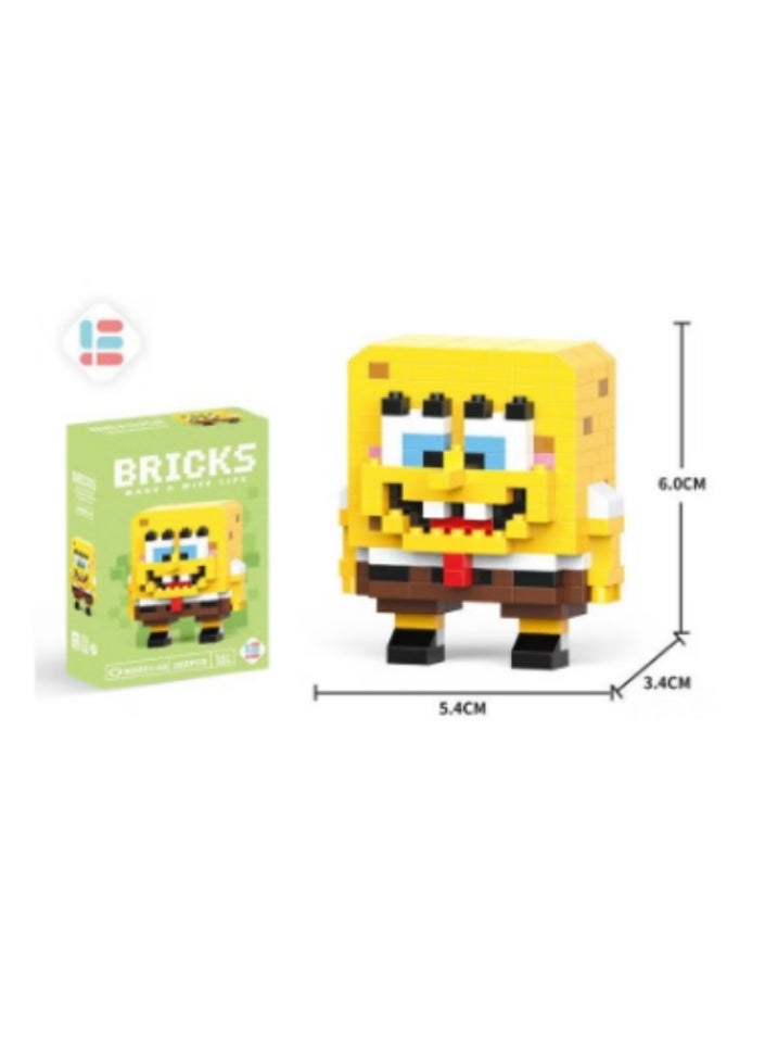 Bricks Micro-particle building blocks, children's toys, puzzles, assembling cartoon series, nano blocks - Image 2