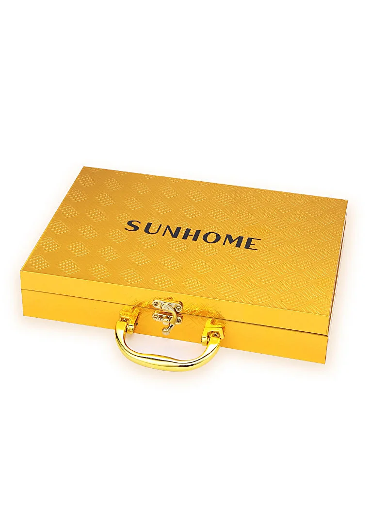 Sunhome 24-Piece Stainless Steel Cutlery Set Gold
