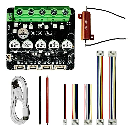 Flipsky ODESC V4.2 24V Single-Drive High-Current High-Precision Brushless Servo Motor Controller, Software Configuration Compatible with Odrivetool, FOC, BLDC - Image 4