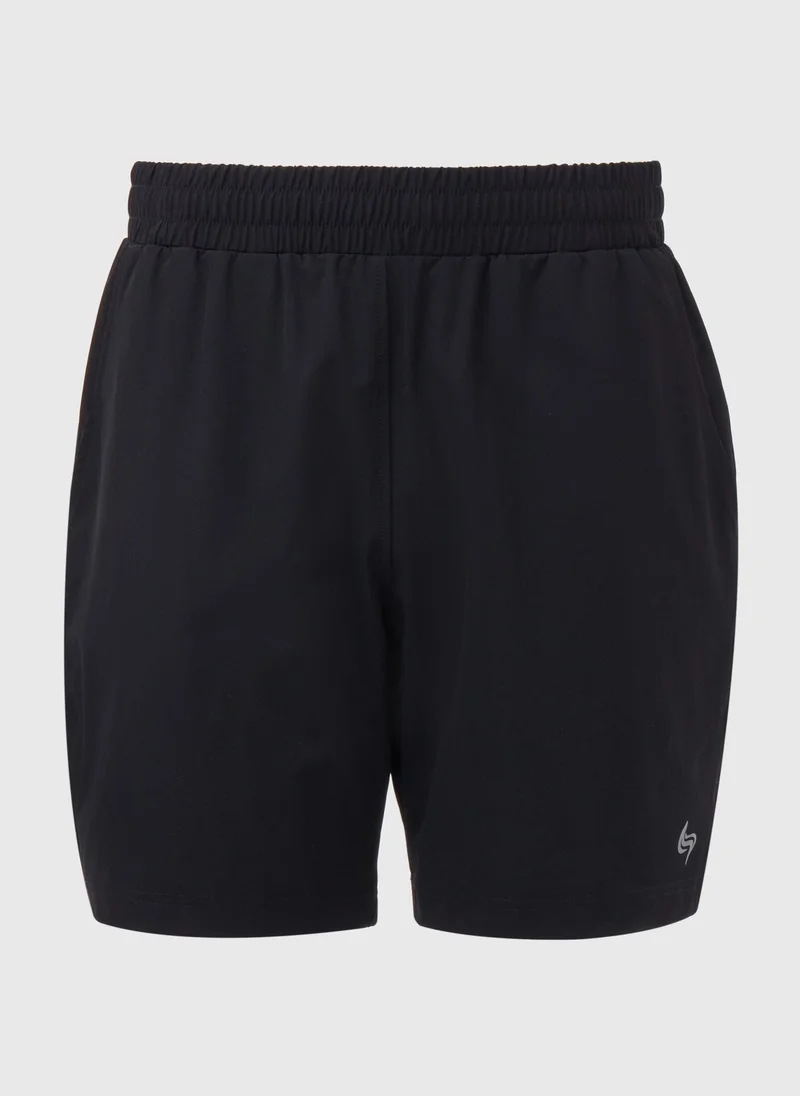 Matalan Souluxe Black Sports Shorts