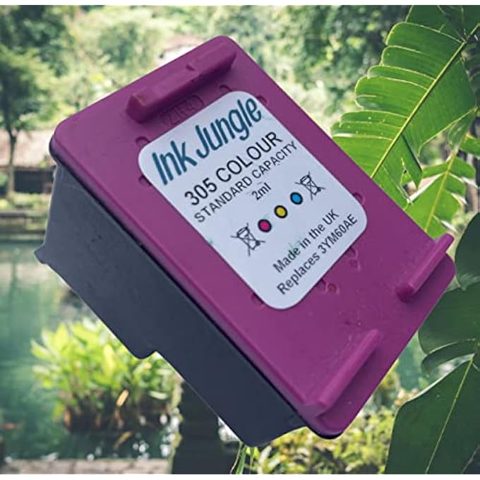 305 BLACK & COLOUR INK CARTRIDGE FOR HP DESKJET 2320 2710 2710E 2720 2720E 2721 2721E 2722 2722E 2723 2724 4110E 4120E 4122E 4130E DESKJET PLUS 4110 4120 4122 4130 PRINTERS REPLACES HP 305 - Image 3