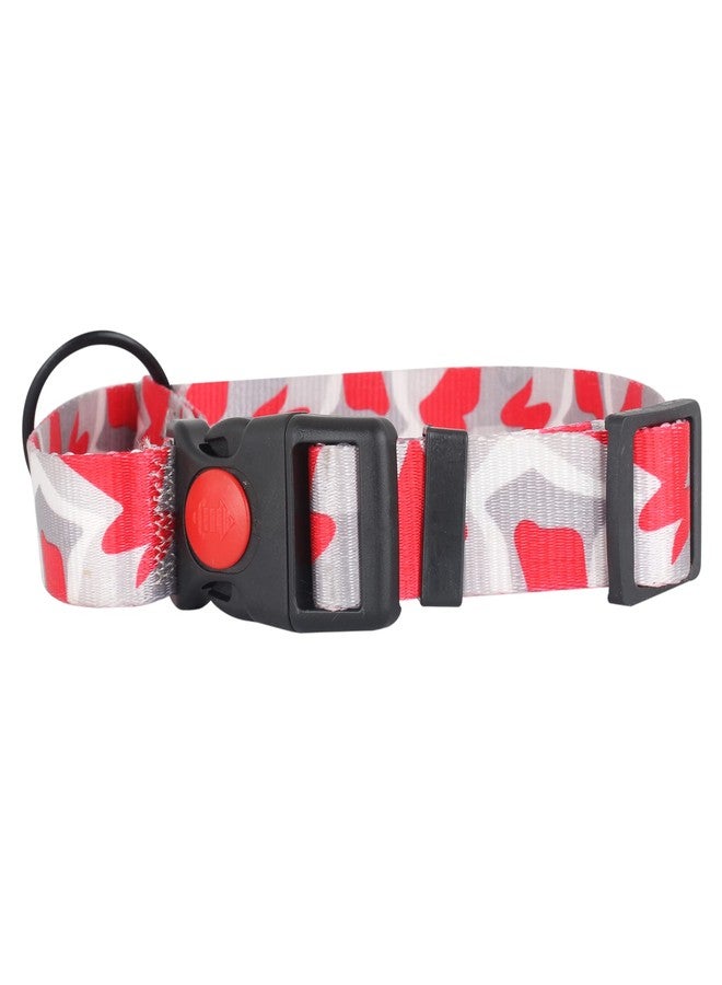 بلاك دوج طقم طوق ومقود من النايلون المطبوع عالي الجودة قابل للتعديل من بلاك دوج للكلاب والجراء، مناسب للكلاب البالغة متوسطة الحجم التي يتراوح وزنها بين 5 و16 كجم (المقاس - 20 مم متوسط). - Image 5