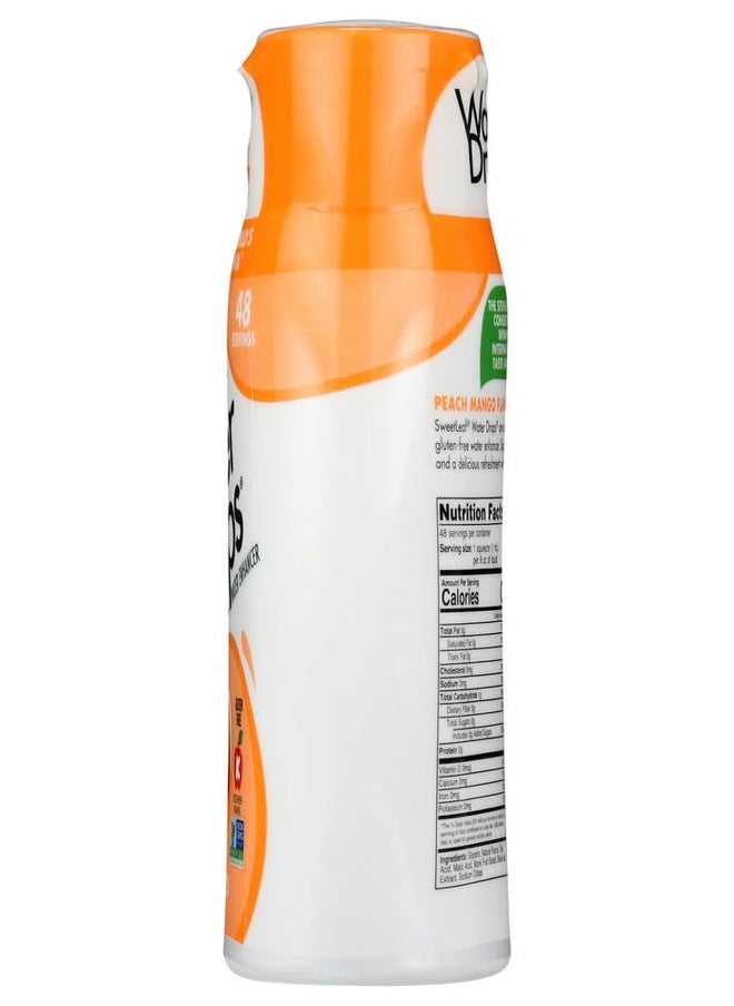 SweetLeaf - Water Flavoring Drops- Stevia Water Enhancer, Sugar Free, Zero Calorie Water Additive for Flavor, Contains Monk Fruit Extract, Gluten Free, Keto Friendly- Peach Mango, 1.62 Fl Oz (Pack of 1) - Image 1