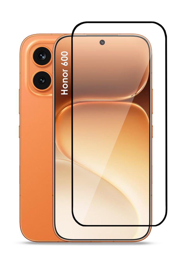 JOMILA Honor 600 5G Screen Protector - Premium Full Screen Tempered Glass For Honor 600 , High Transparency, Delicate Touch, Anti-Explosion, Smooth Arc Edges, Easy Installation - Image 1