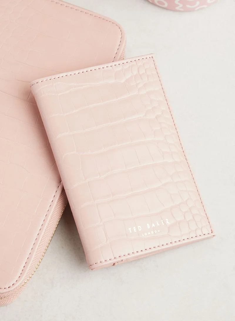 Ted Baker Meyti Imitation Croc A5 Travel Wallet