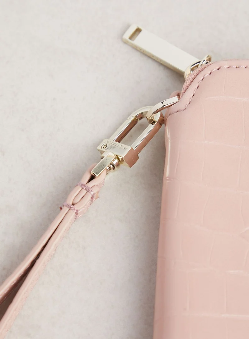 Ted Baker Meyti Imitation Croc A5 Travel Wallet