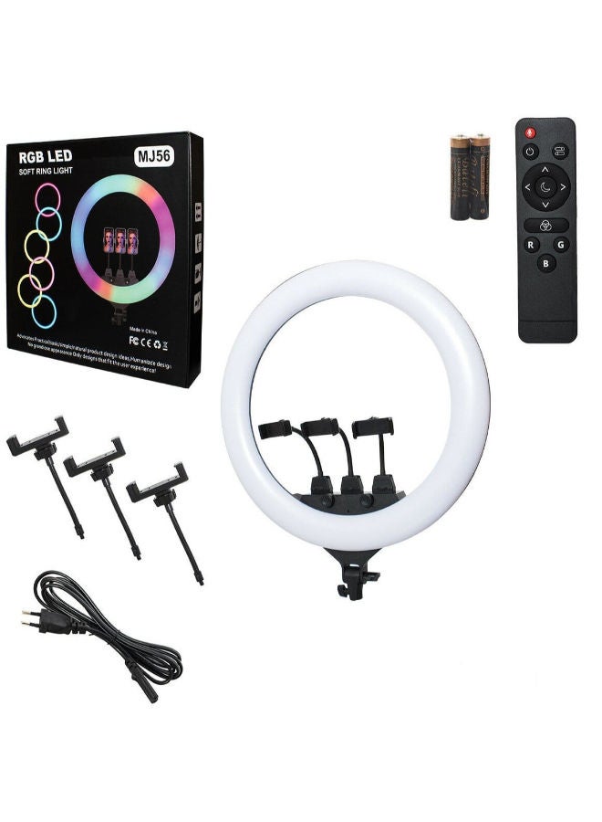 SHOPI MJ56 Size: 22inch Modes, RGB Lights With remote controller, 3 phone holders, carry bag. 2.1M stander  - Image 2