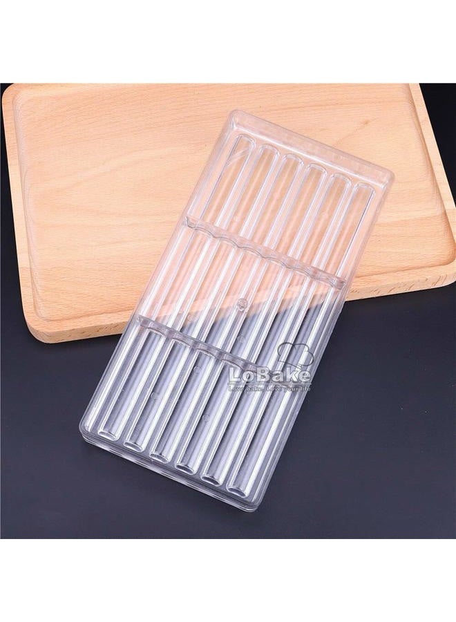 LoBake 18 cavities long sticks shape polycarbonate PC chocolate mold candy fondant ice cube mould baking moldes DIY bakeware supplies - Image 4