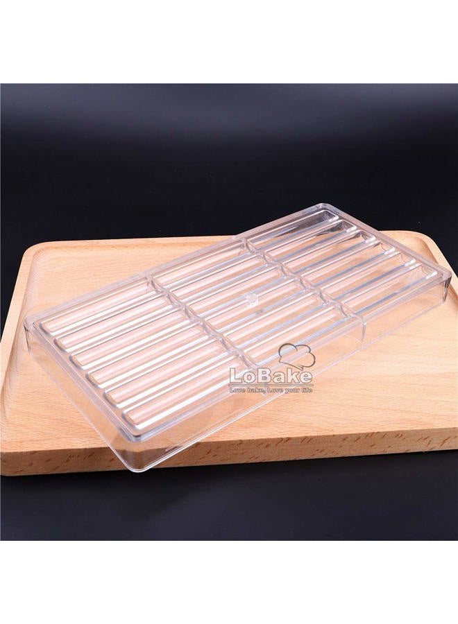 LoBake 18 cavities long sticks shape polycarbonate PC chocolate mold candy fondant ice cube mould baking moldes DIY bakeware supplies - Image 3