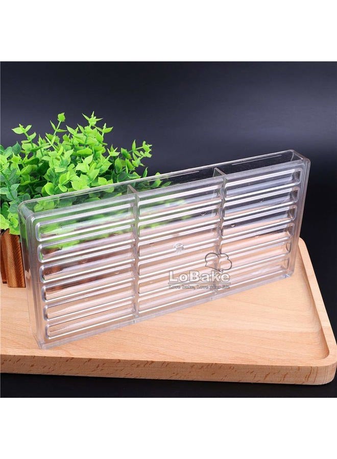LoBake 18 cavities long sticks shape polycarbonate PC chocolate mold candy fondant ice cube mould baking moldes DIY bakeware supplies - Image 5