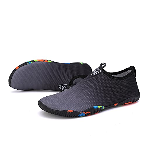 Vsufim Quick-Dry Water Sports Barefoot Shoes Aqua Socks for Swim Beach Pool Surf Yoga for Women Men (8 Women/7 Men) - Image 2