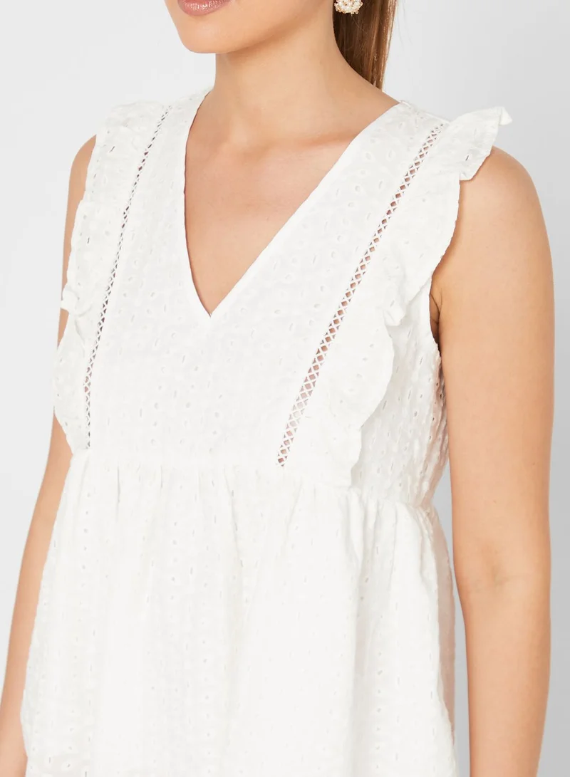 Ginger Schiffli Blouse