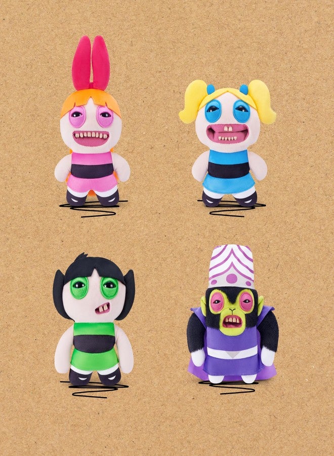 فاجلار دمية فغلر باوربف غيرلز القطيفة مقاس 9 بوصات (موجو جوجو) من إنتاج زورو - دمية وحش قبيحة مضحكة محشوة بأسنان تشبه أسنان الإنسان، دمية قطيفة قابلة للتجميع للأطفال والمراهقين والبالغين ومحبي الرسوم المتحركة - Image 5