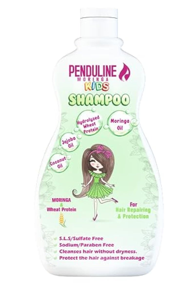 Penduline Moringa Kids Shampoo | Silky & Oily | Gentle Cleansing & Frizz Control |Nourishing & Moisturizing | 300 Ml - Image 1