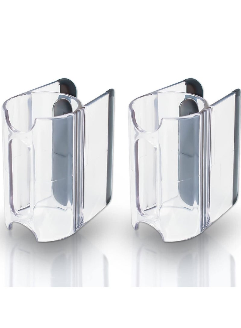SYOSI Accessory Holder Attachment Clip Compatible with Dyson V11 V10 V8 V7 Stick Vacuum Cleaner, Vacuum Cleaner Transparent Storage Clip Travel Clip Transparent Clip Storage Clip - Image 2
