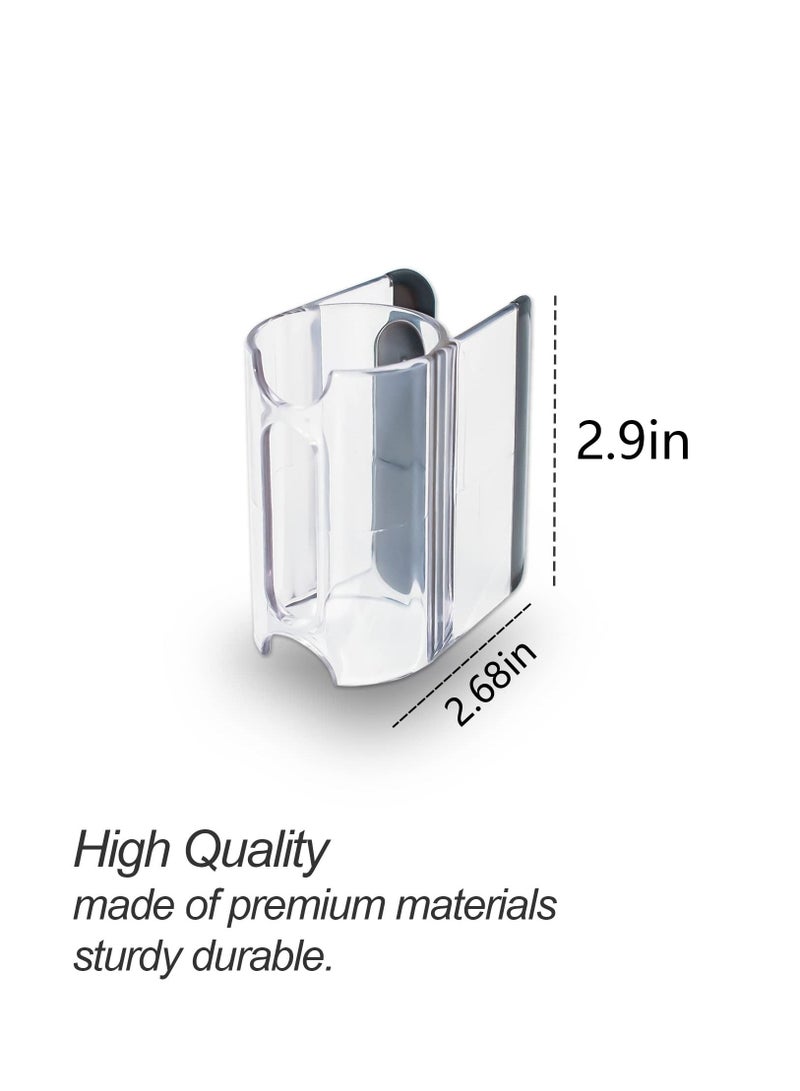 SYOSI Accessory Holder Attachment Clip Compatible with Dyson V11 V10 V8 V7 Stick Vacuum Cleaner, Vacuum Cleaner Transparent Storage Clip Travel Clip Transparent Clip Storage Clip - Image 5