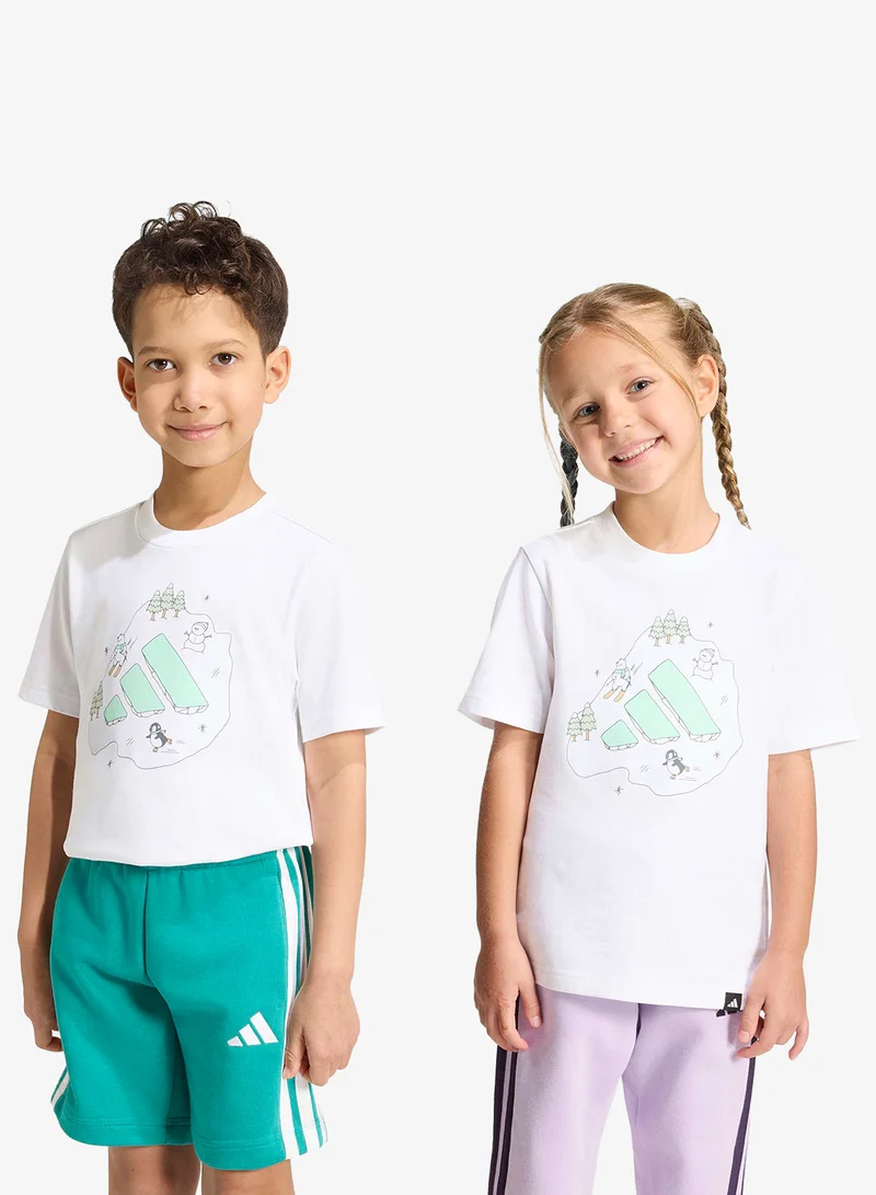 اديداس Kids Summer Adventures Graphic T-Shirt
