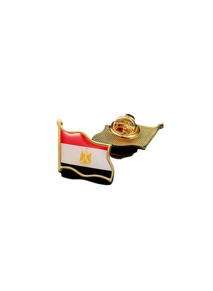 عدد 10دبوس بدله علي شكل علم مصرمن جالين , دبوس بدله علم مصر من جالين عدد 10  - Image 4