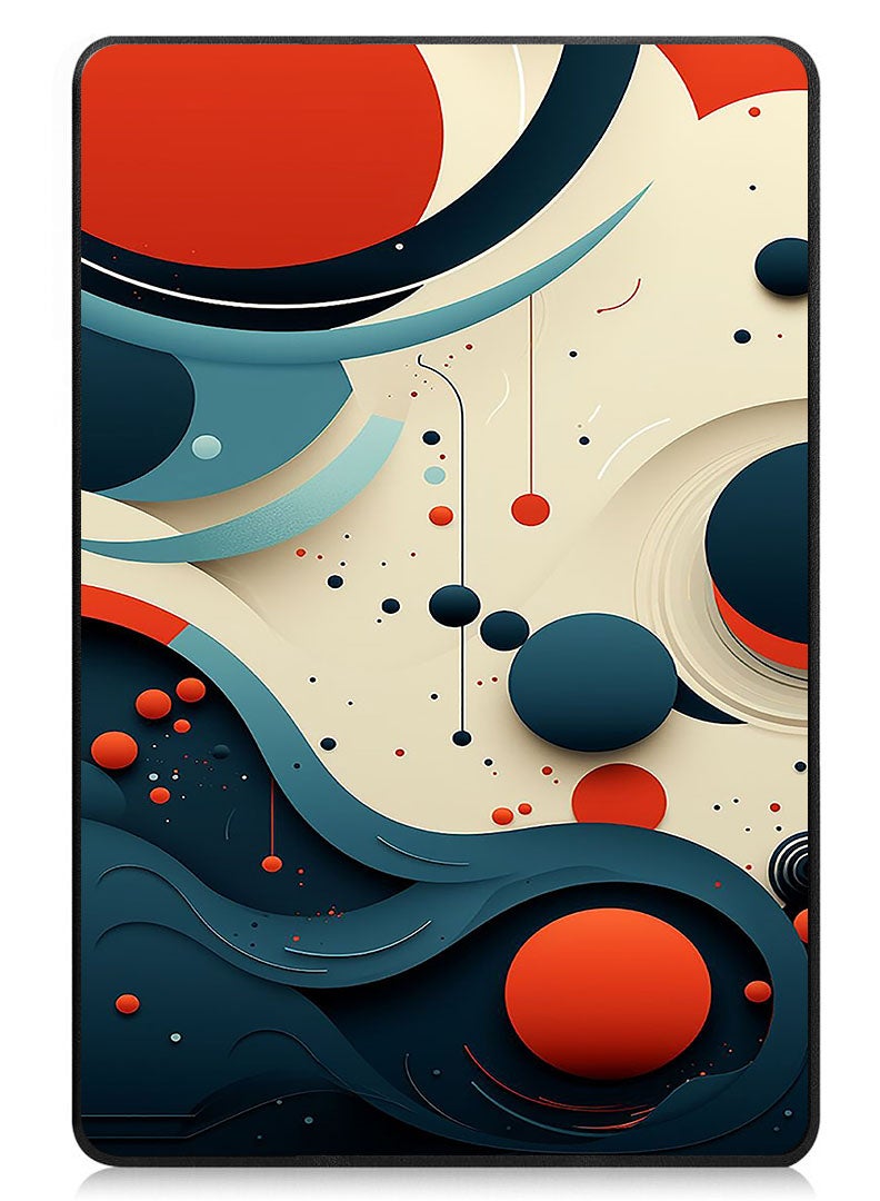 Theodor Protective Flip Case For Huawei MatePad SE 11 (2024) With Trifold Stand Auto Wake Sleep Shockproof Cover Abstract 5 - Image 1