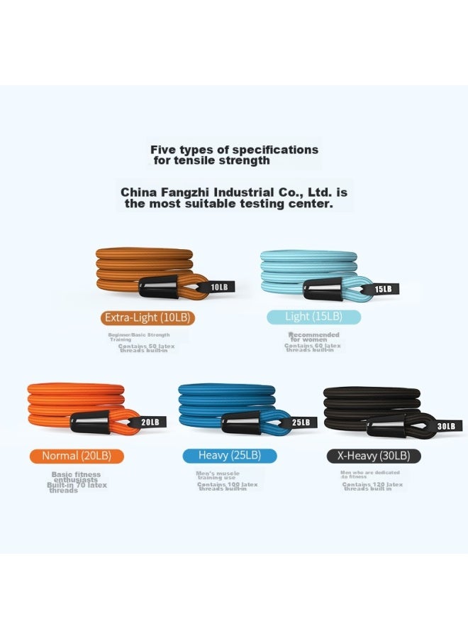 JD.com Jd Jingzao Resistance Bands, Elastic Bands, Chest Muscle Resistance Bands, Exercise Fitness Equipment, 12-piece Elastic Band Set - Image 3