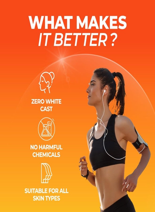 Elemnt Sports Sunscreen SPF 50 with Broad Spectrum PA+++ | No White Cast | Waterproof Sunscreen for Beaches & Pool, All Outdoor Sports (1) - Image 5