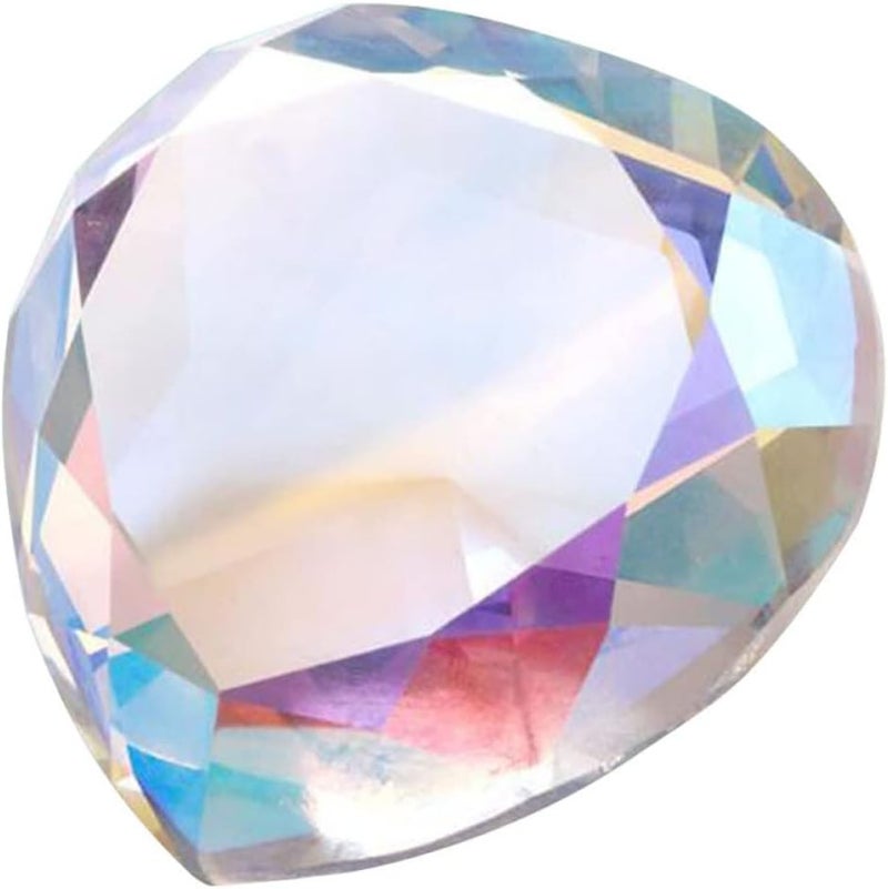4 pcs Display Holding Model Center Heart-Shaped Glittering Wedding Love Crystal Color Decorative Tabletop Artificial Prop DIY Paperweight Simulation Showing Heart Party - Image 4
