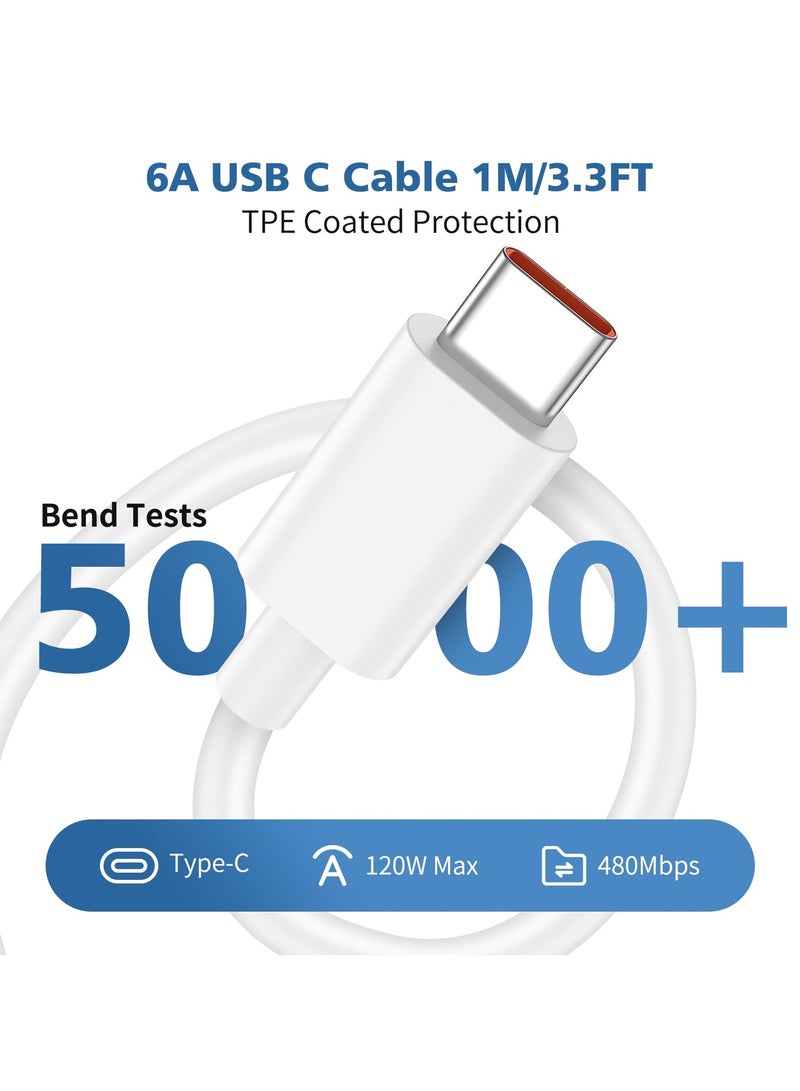 120W Fast Charger with 1.0m Type-C 5a Fast Cable, USB C Cable Multifunctional Super Fast Charging Adapter for Xiaomi 14 Ultra 13t Pro 13 12t 12 11t Redmi Note 12 Pro  - Image 5