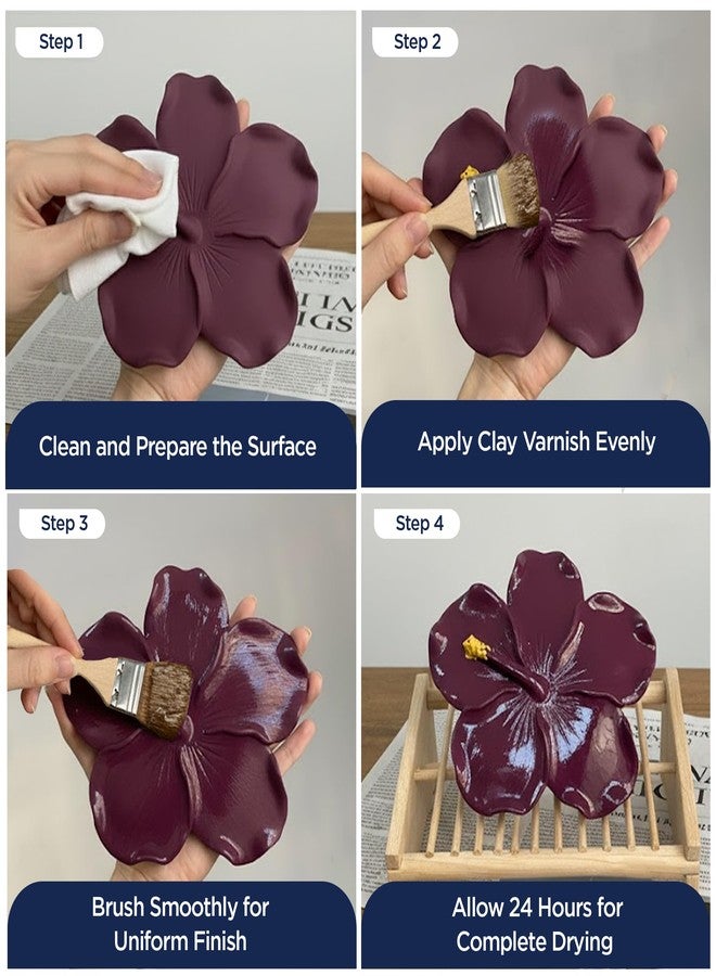 بلوبيرد طلاء الطين اللامع Bluebird Signature - 100 مل / 3.4 أونصة سائلة - يجف في الهواء ومصقول بطين البوليمر، يمنع التشقق والخدوش - Image 2