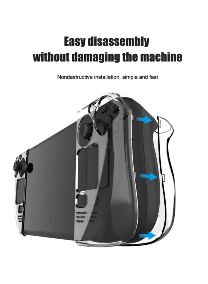 Steam Deck Host Split Crystal Protective Cases Gamepad Cover For Steamdeck Game Console Shell - Image 3